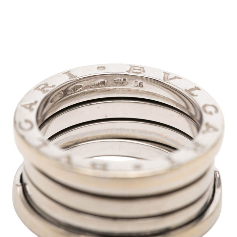 Bvlgari B.zero1 Band Ring 56 Silver 18k White Gold — view 5