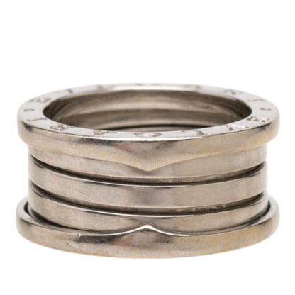Bvlgari B.zero1 Band Ring 56 Silver 18k White Gold — view 4