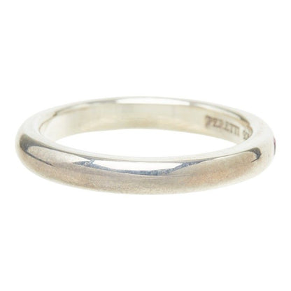 Tiffany & Co Stacking Band Ring 925 Sterling Silver Ruby — view 4