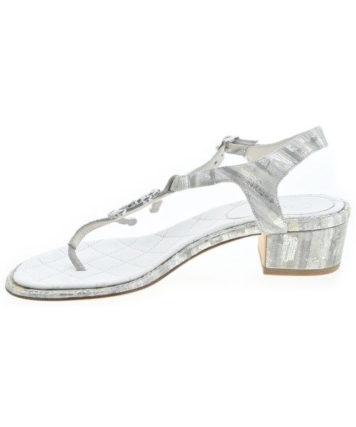 Chanel Sandals Gray — view 4