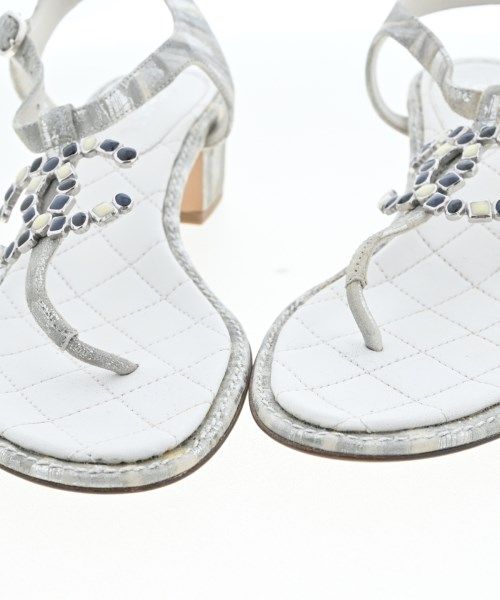 Chanel Sandals Gray — view 6