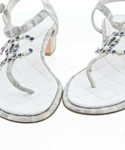 Chanel Sandals Gray — view 6