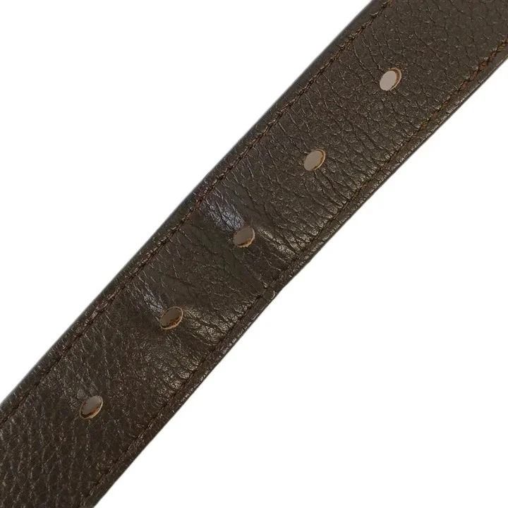 Hermes Etriviere Belt Leather Stirrup Buckle Dark Brown — view 5