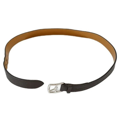 Hermes Etriviere Belt Leather Stirrup Buckle Dark Brown — view 2