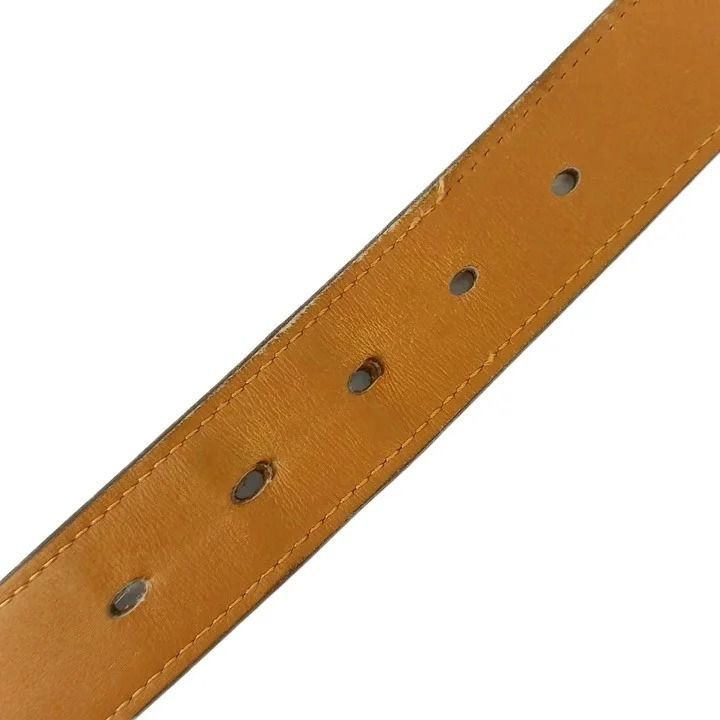Hermes Etriviere Belt Leather Stirrup Buckle Dark Brown — view 6
