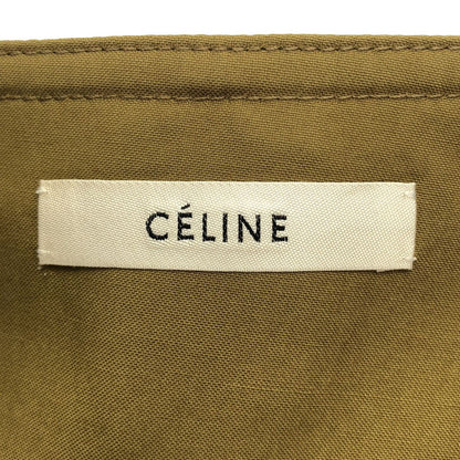 Celine by Phoebe Philo Leather Belt Wrap Skirt 2 Khaki 36 — view 3