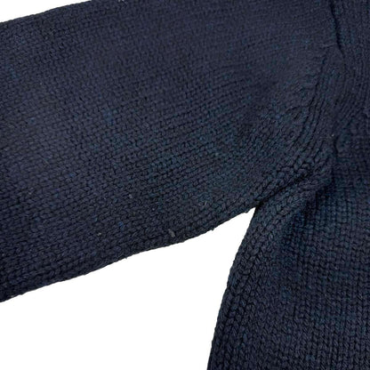 Celine by Phoebe Philo Cashmere Chunky Knit Sweater 2 Navy XS — view 6
