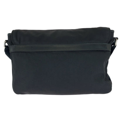Gucci Sherry Line Shoulder Bag Black Silver Nylon Leather — view 2