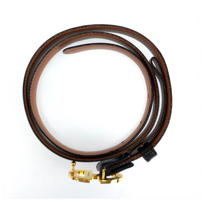 Celine Belt Black Gold Leather — view 5