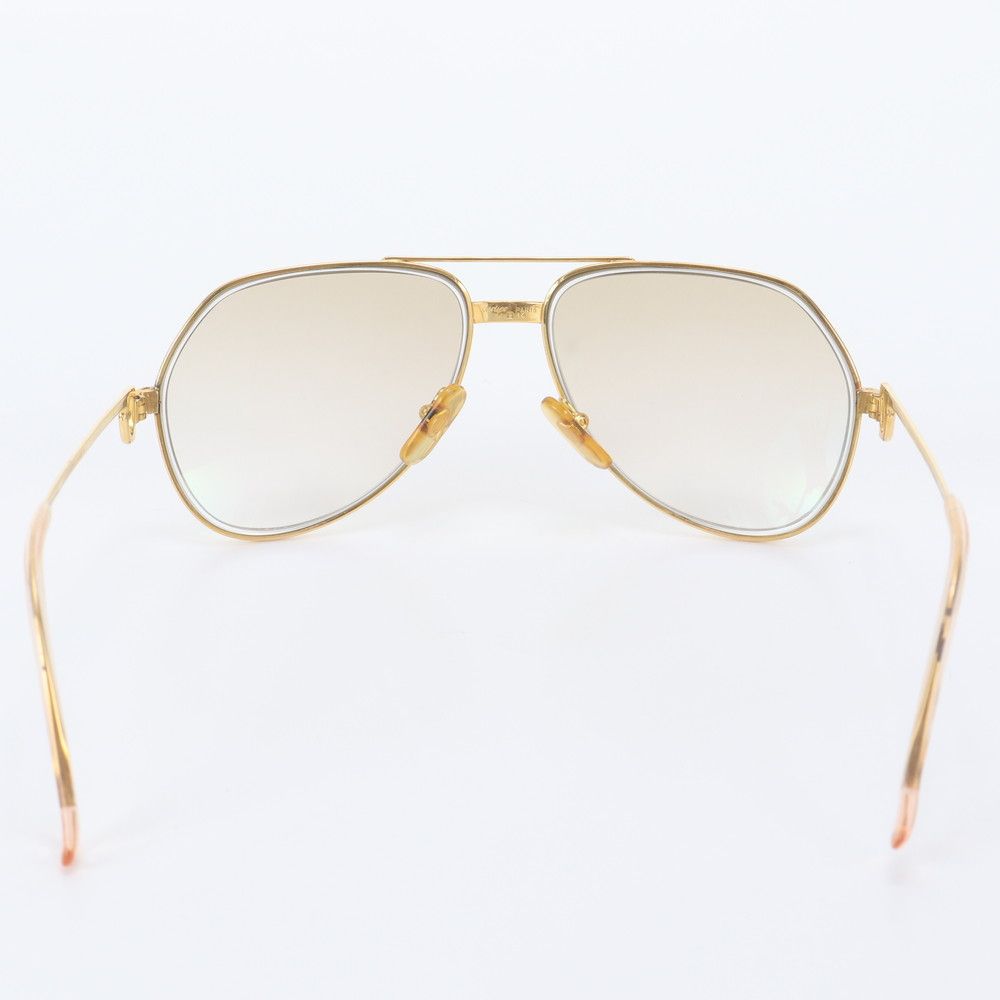 Cartier Trinity Double Bridge Sunglasses Eyewear Gold — view 5