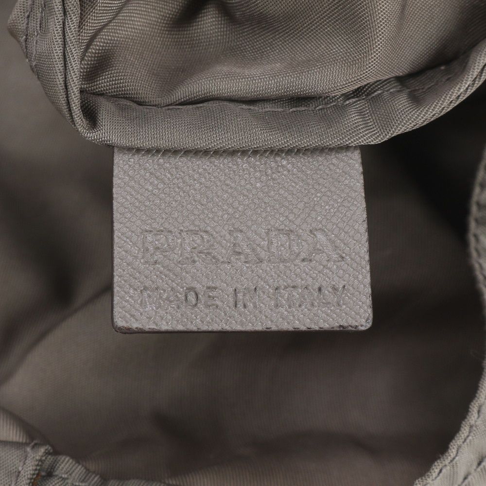 Prada Tessuto Nylon Robot Patchwork Leather Tote Bag Business — view 8