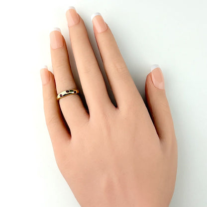 Tiffany & Co Dots Yellow Gold Ring Ruby — view 4