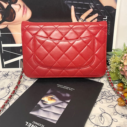 Chanel Pink Coco Chain Wallet Quilted Shoulder Bag — view 4