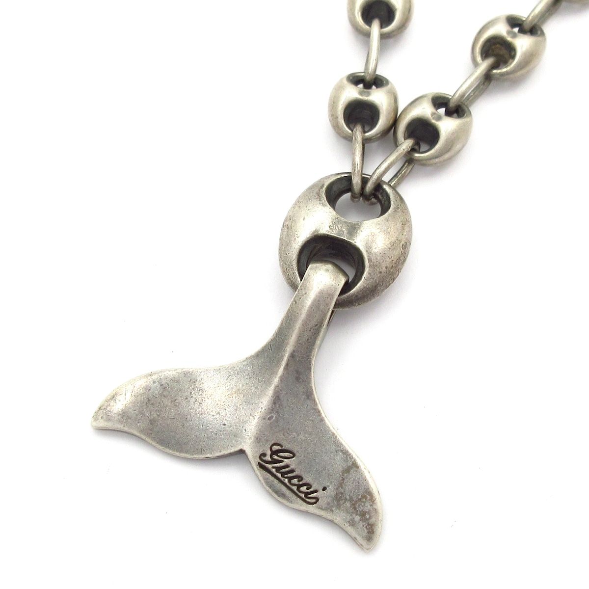 Gucci Necklace Silver Marina Chain Whale Tail