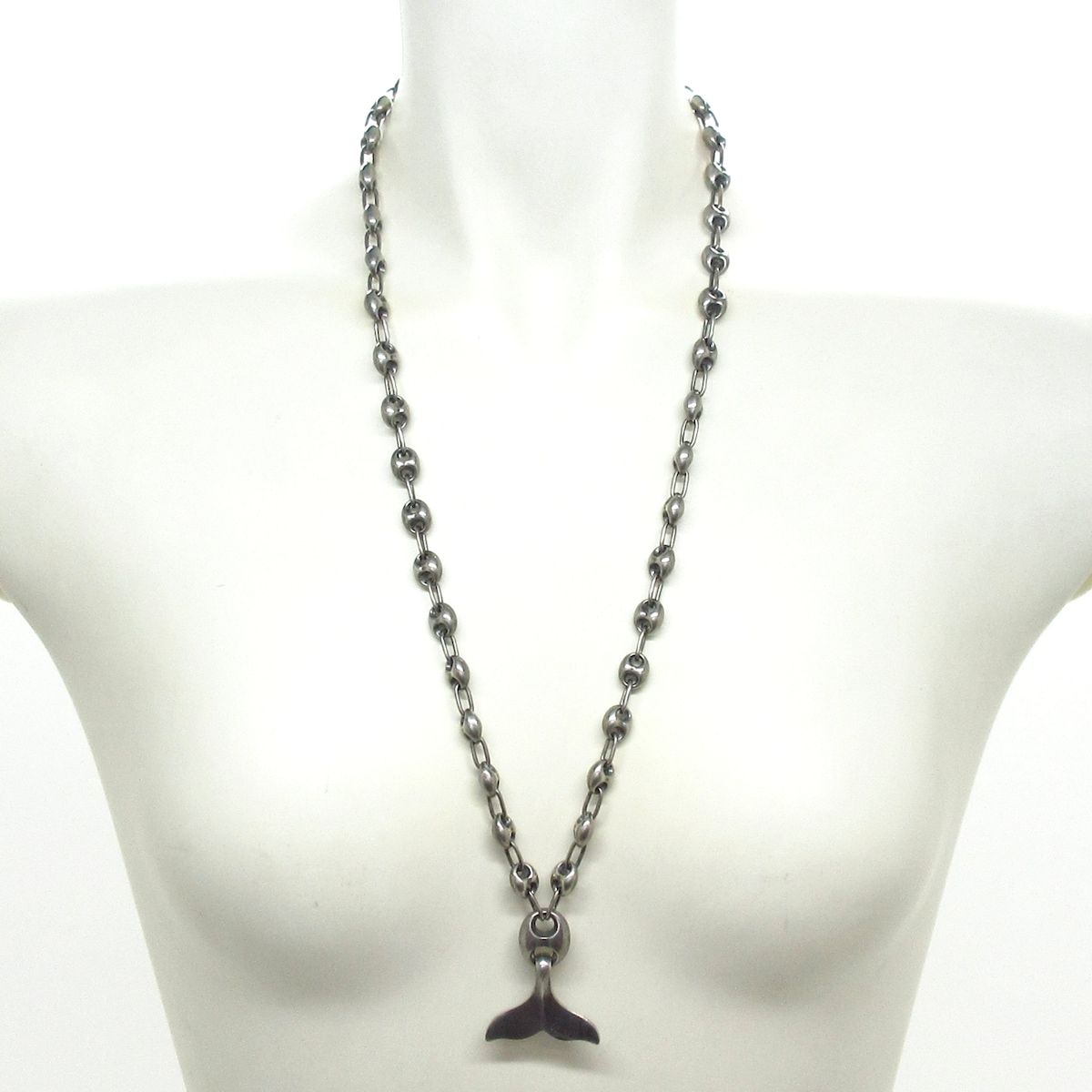 Gucci Necklace Silver Marina Chain Whale Tail — view 2