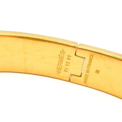 Hermes Bangle Clic HH Gold Bordeaux Bracelet — view 4