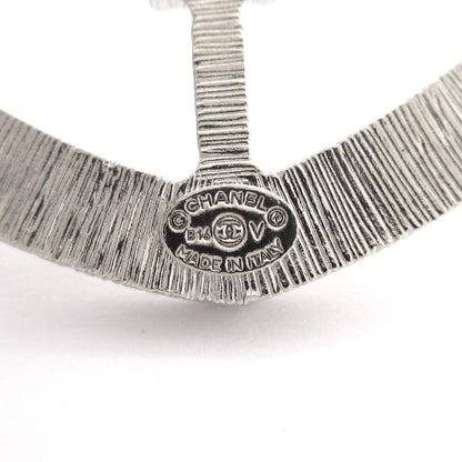 Chanel Brooch Silver Clear Emblem — view 3