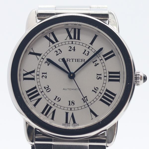 Cartier Ronde Solo Automatic Silver Dial Watch