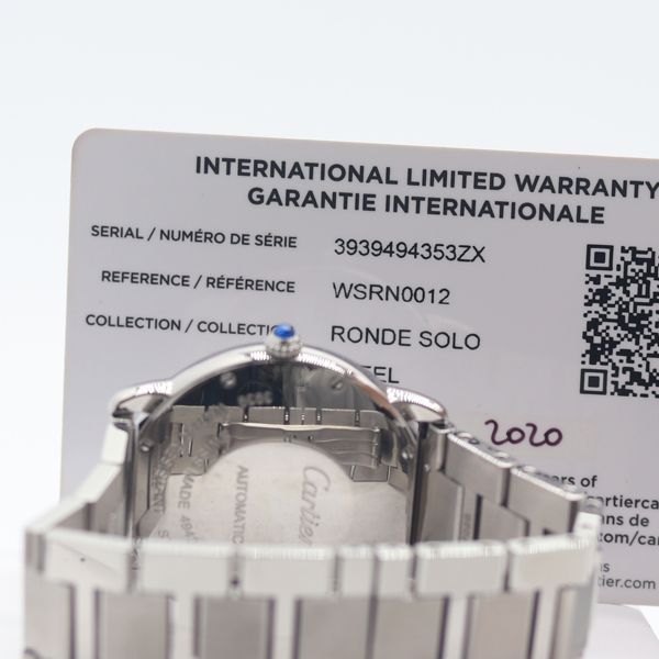 Cartier Ronde Solo Automatic Silver Dial Watch — view 4
