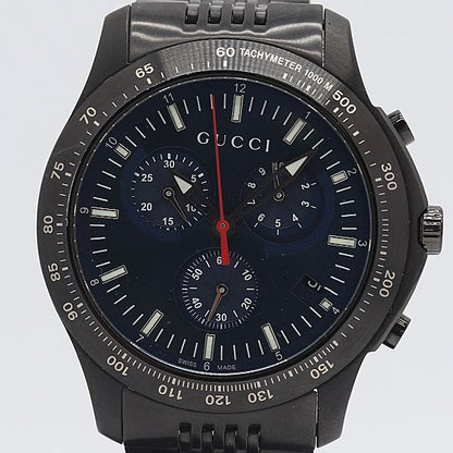 Gucci 126.2 Date Chronograph Black Dial Watch