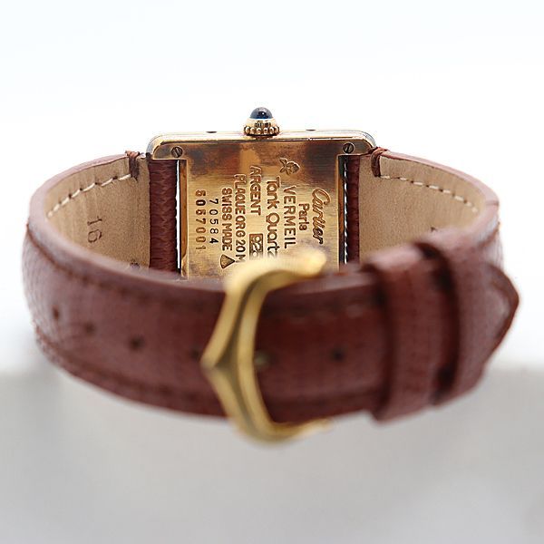 Cartier Must Tank Vendome Ivory Dial Watch — view 4