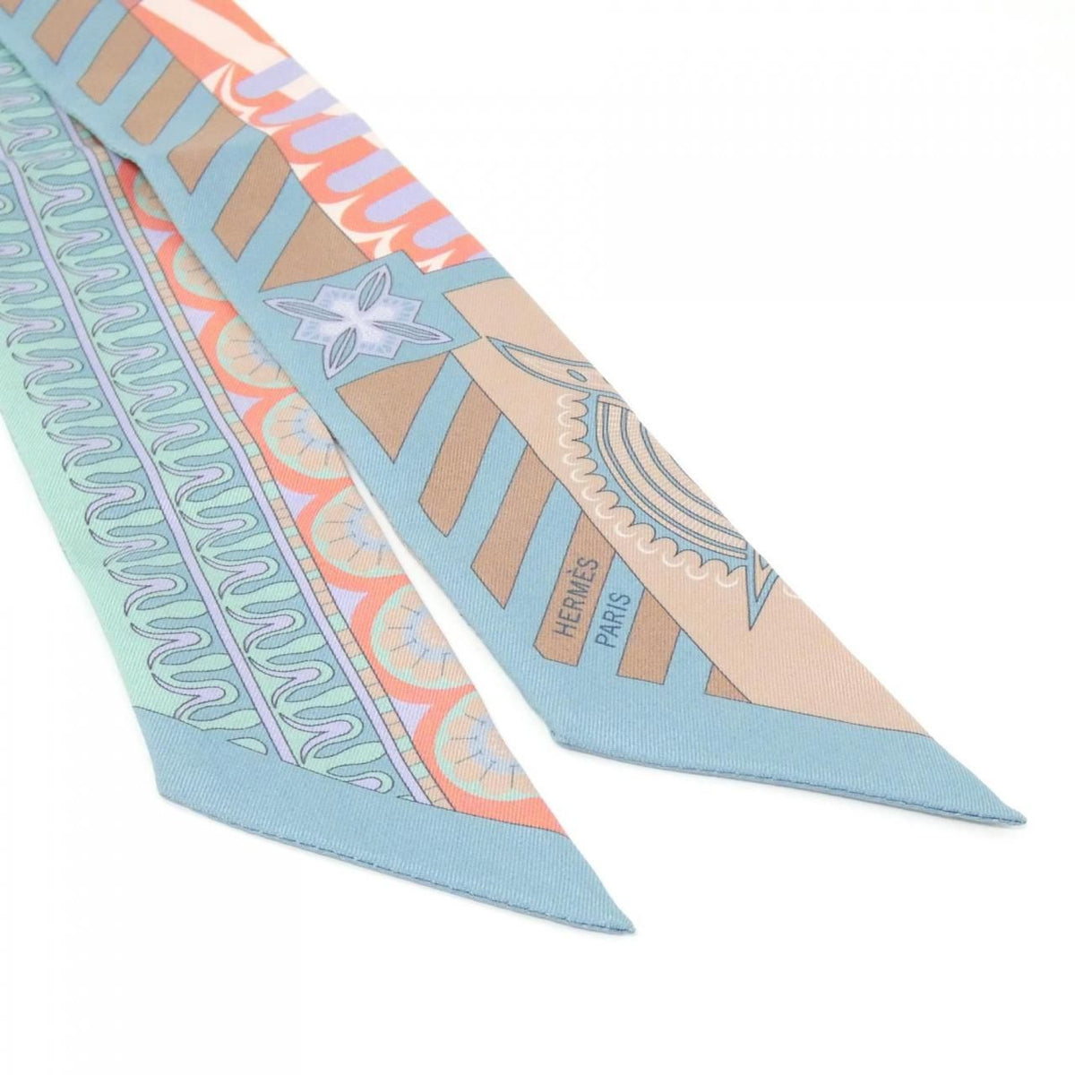 Hermes Twilly Scarf Blue — view 2