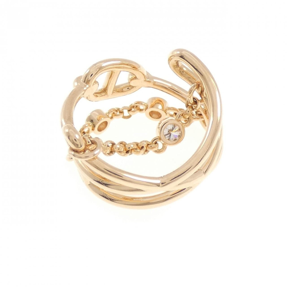 Hermes Chaine D'ancre Chaos Ring — view 2