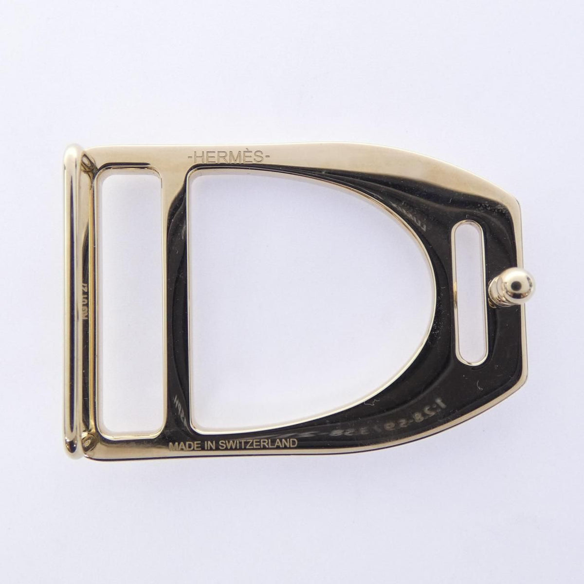 Hermes Etrier Buckle Coat Gold — view 2