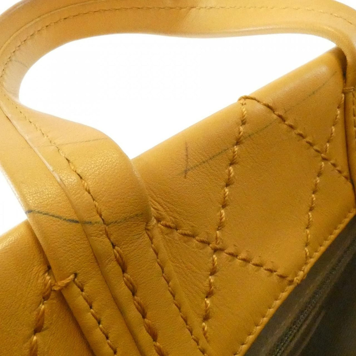 Chanel Bag Handbag Yellow — view 8