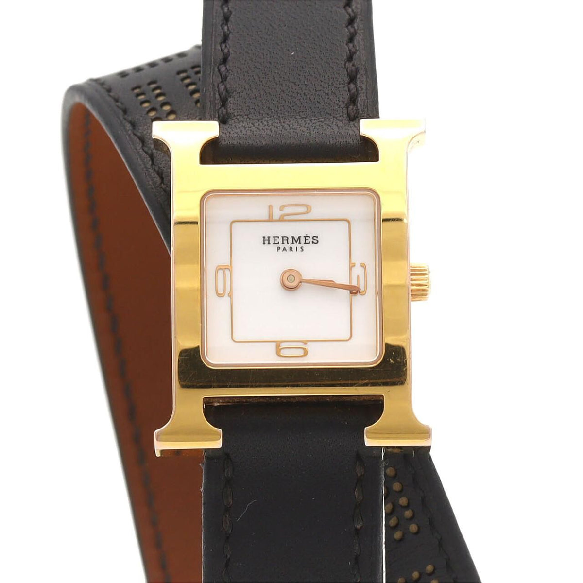 Hermes H Watch Double Tour Quartz