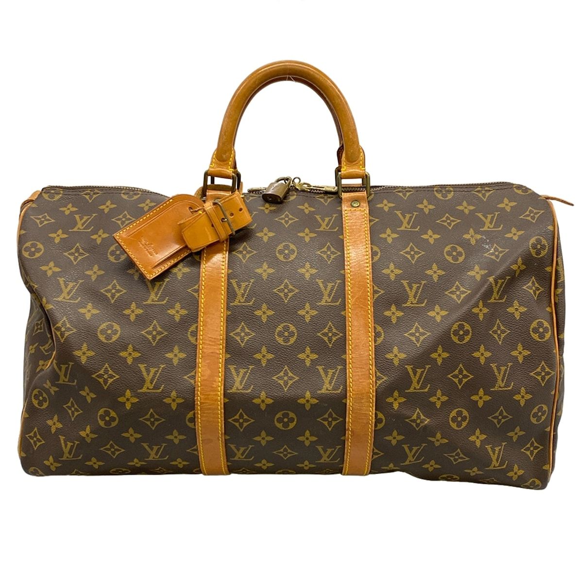 Louis Vuitton Boston Bag Monogram Keepall 50