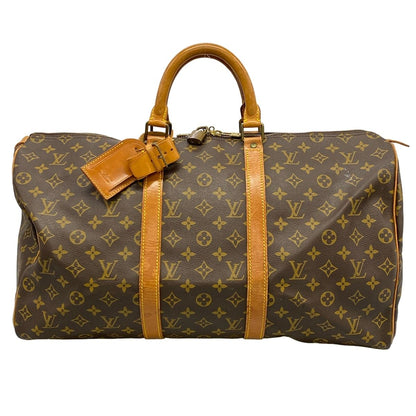 Louis Vuitton Boston Bag Monogram Keepall 50