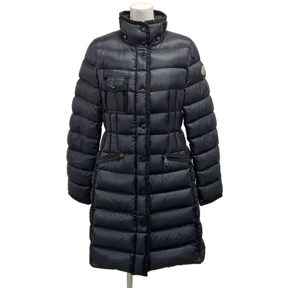 Moncler Down Coat S Hermifur Black Zip