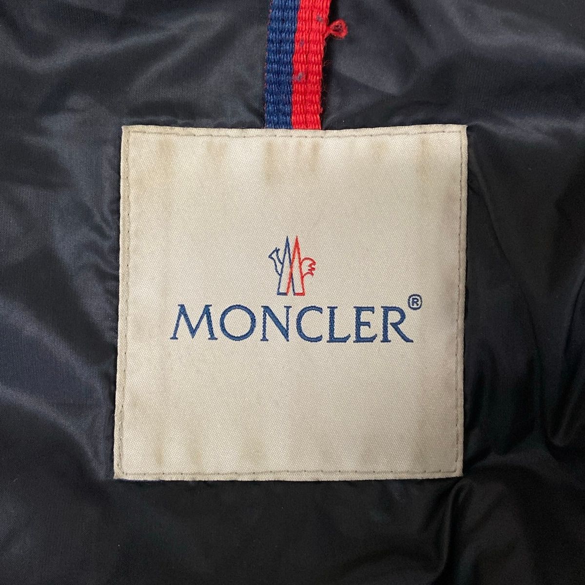 Moncler Down Coat S Hermifur Black Zip — view 3