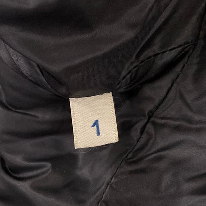 Moncler Down Coat S Hermifur Black Zip — view 7
