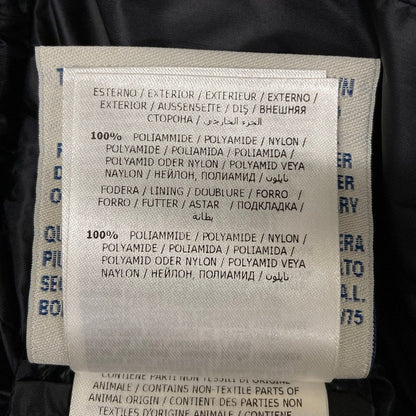 Moncler Down Coat S Hermifur Black Zip — view 5