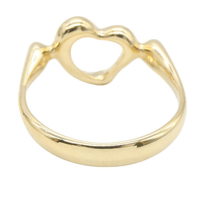 Tiffany & Co Ring Elesa Peretti Open Heart 18K Yellow Gold — view 3