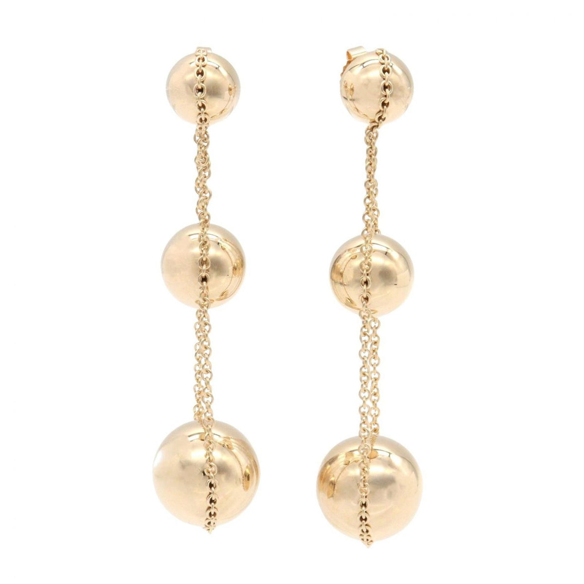 Tiffany & Co Earrings HardWear Triple Drop 18k Pink Gold