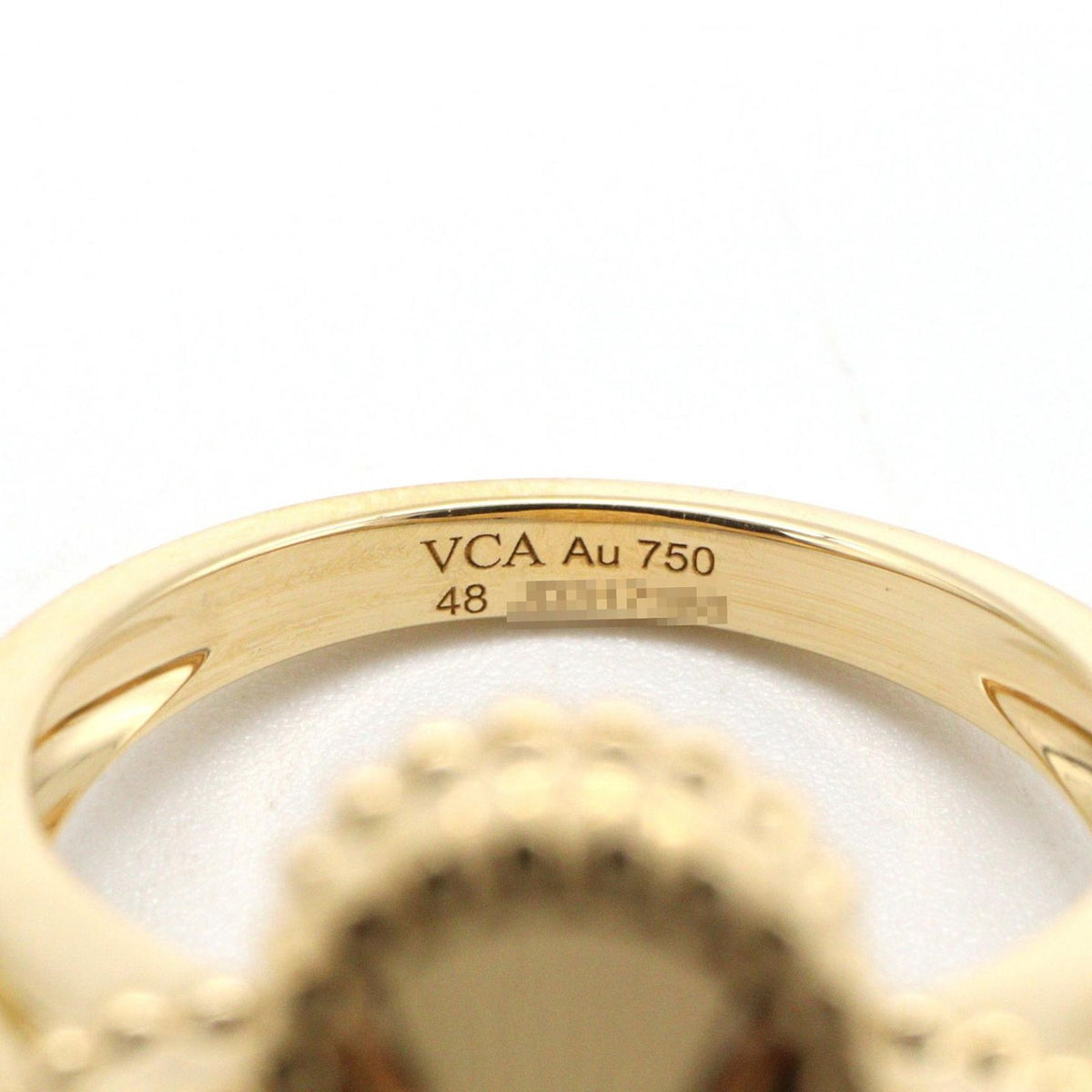 Van Cleef & Arpels Ring Vintage Alhambra Guilloche 18k — view 4