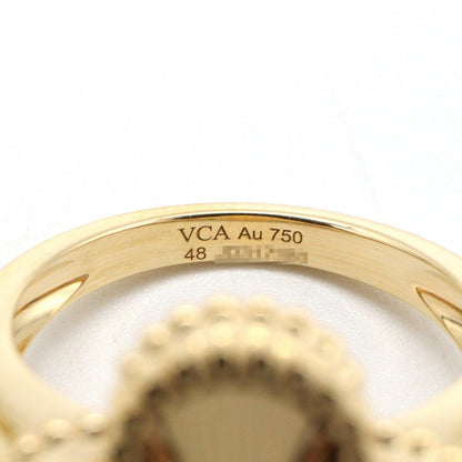 Van Cleef & Arpels Ring Vintage Alhambra Guilloche 18k — view 4