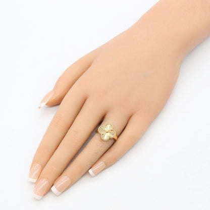 Van Cleef & Arpels Ring Vintage Alhambra Guilloche 18k — view 8