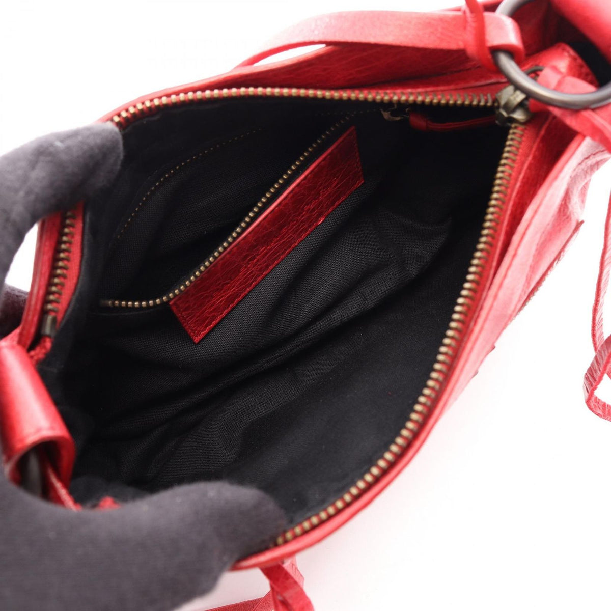 Balenciaga Handbag the Hip Red Leather — view 3
