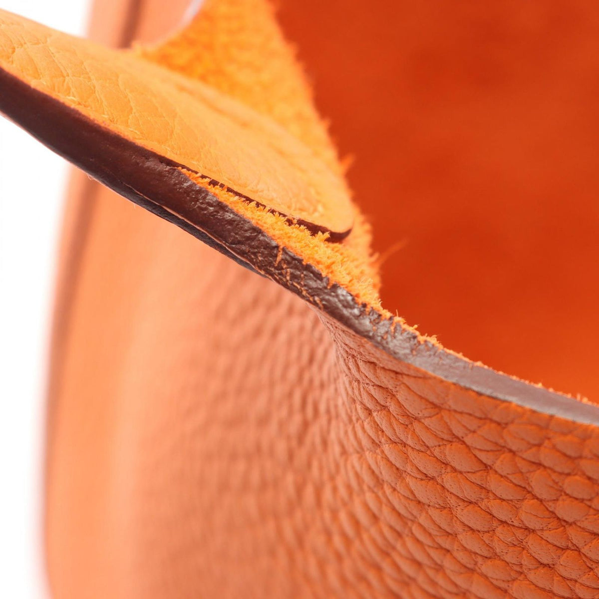 Hermes Handbag Picotin Lock PM Orange Mini an Leather — view 8