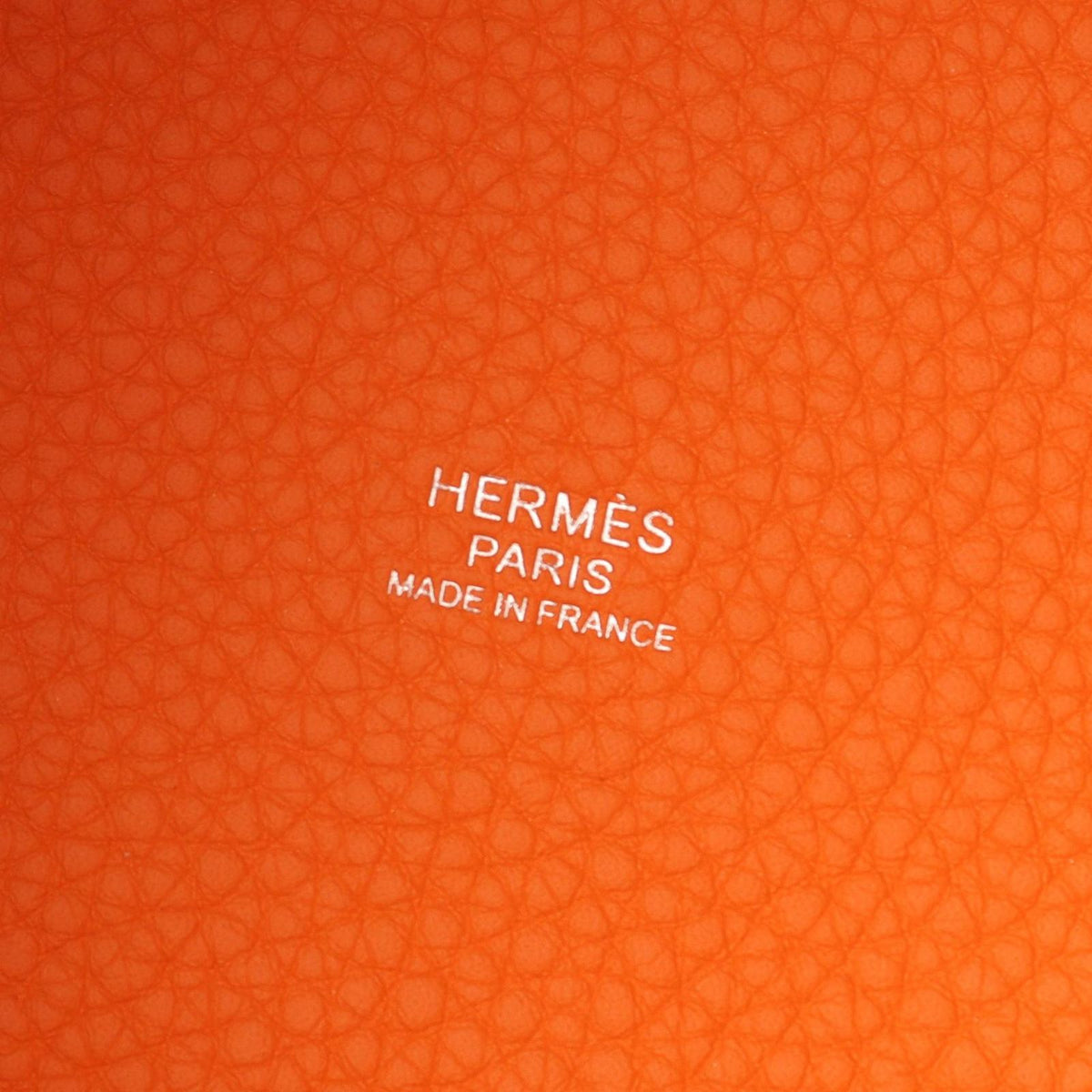 Hermes Handbag Picotin Lock PM Orange Mini an Leather — view 4