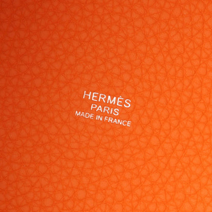 Hermes Handbag Picotin Lock PM Orange Mini an Leather — view 4