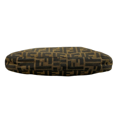Fendi Shoulder Bag Mamma Dark Brown Zucca Pattern Leather — view 5
