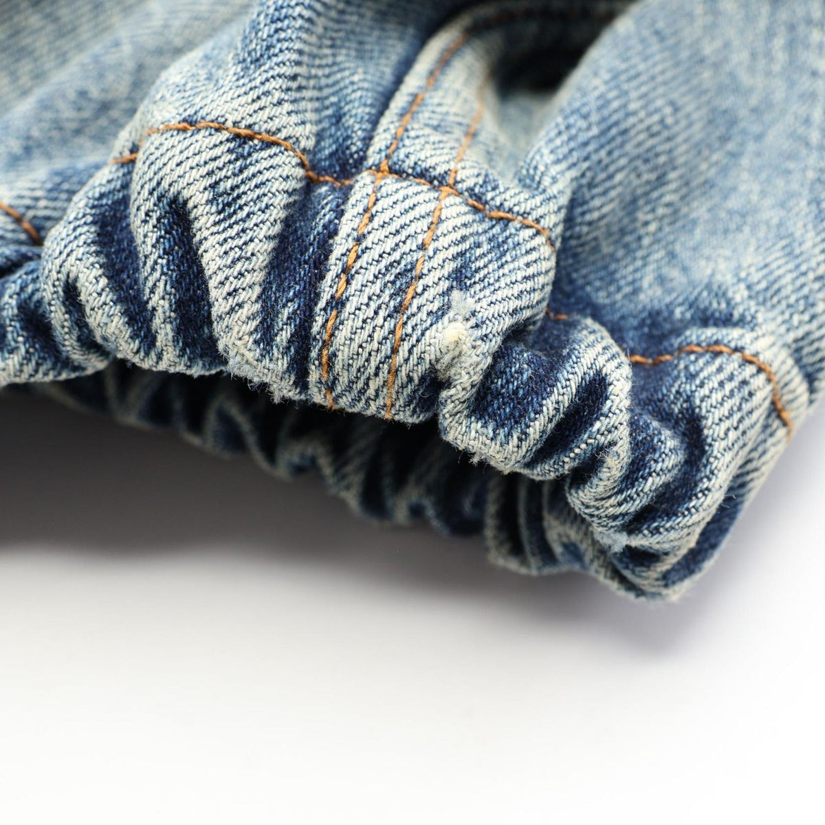 Loewe Denim Jacket Zip Up Distressed Cotton — view 6