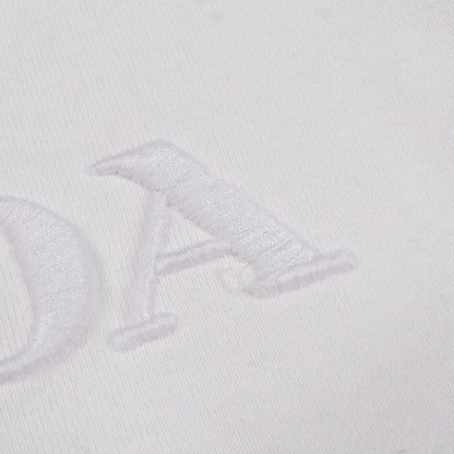 Prada Long Sleeve T-Shirt Logo Embroidery Cropped Cotton — view 8
