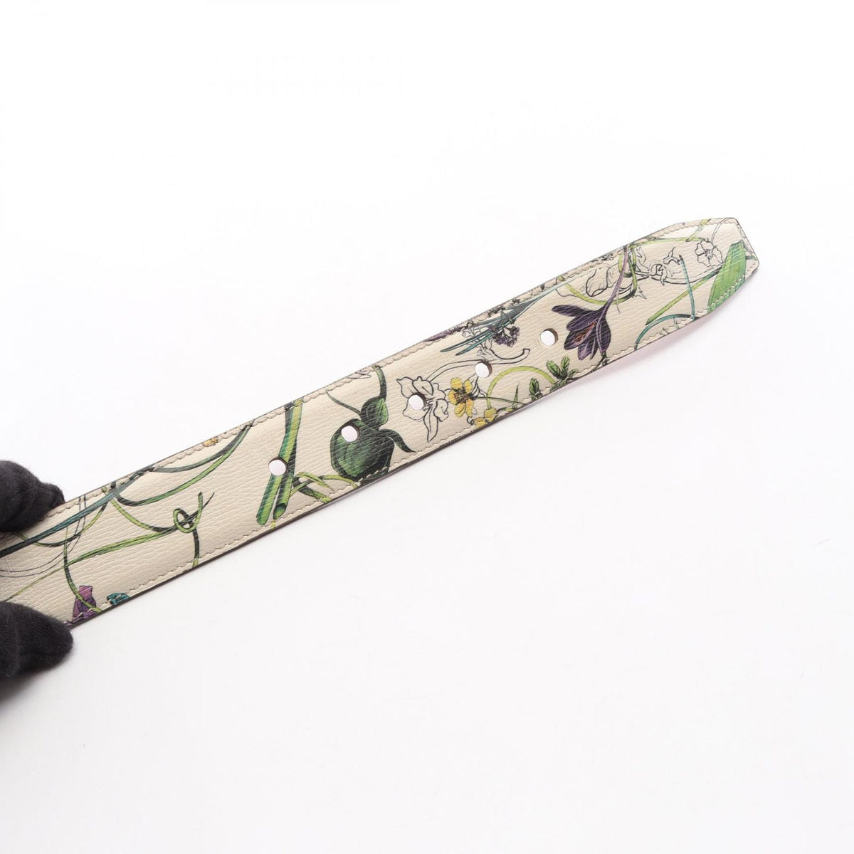 Gucci Belt Flora Leather — view 3