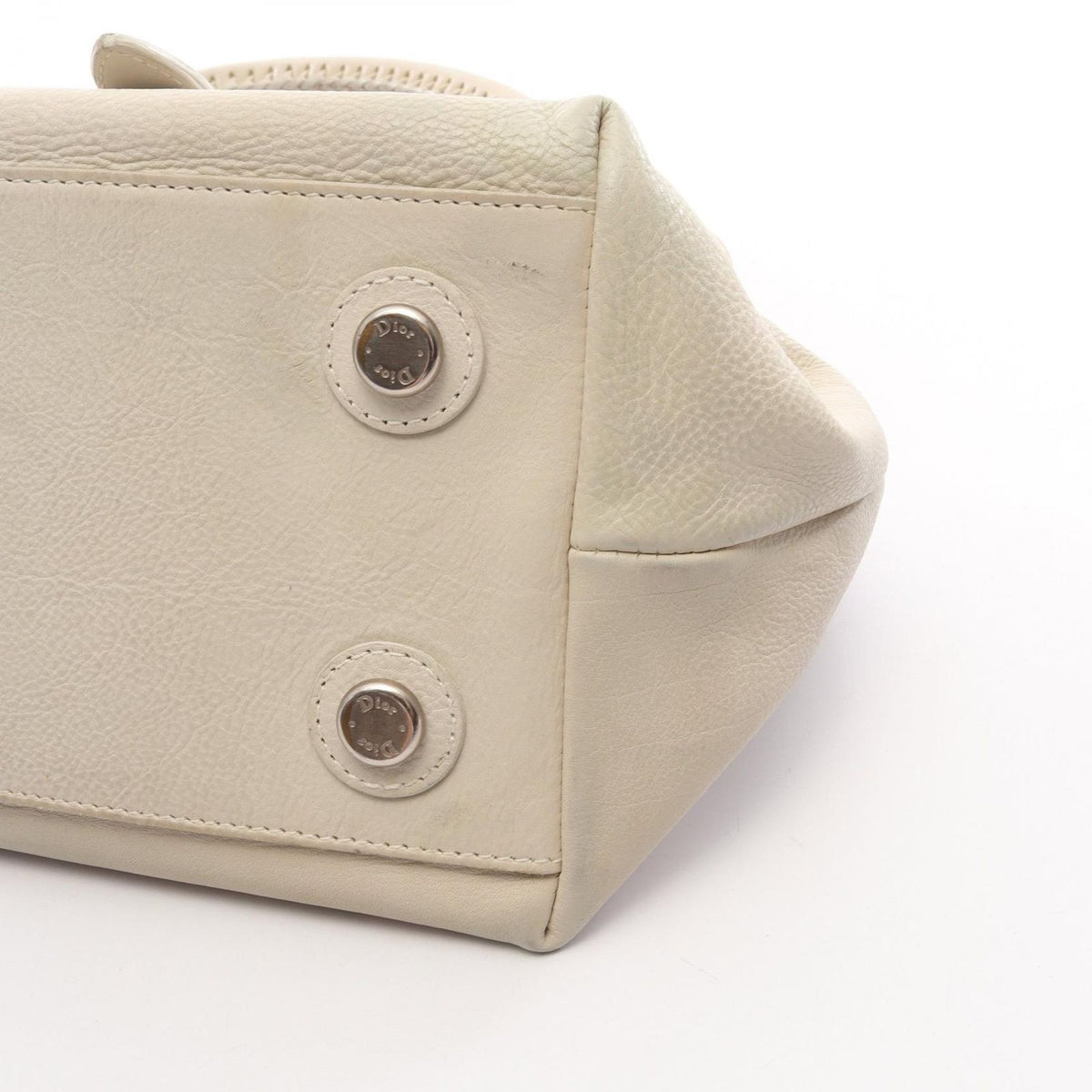 Dior Shoulder Bag Ivory Leather — view 8